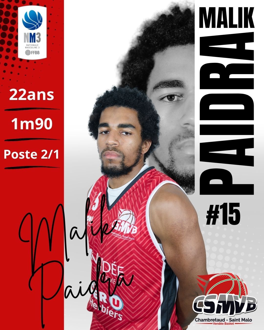 News : NM3 : Bienvenue Malik !